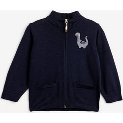 Βρεφική ζακέτα πλεκτή for Funky Kids αγόρι 6-24 μηνών 124-810100-1 Μπλε