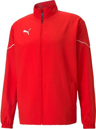 Puma Teamrise Sideline Αθλητικό Ανδρικό Μπουφάν Κόκκινο 657326-01