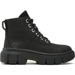 Timberland field Γυναικεία Αρβυλάκια Suede Μαύρα με Χοντρό Χαμηλό Τακούνι TB0A5RNG-001