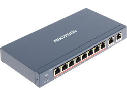 Hikvision DS-3E0310HP-E Unmanaged L2 Switch με 8 Θύρες Ethernet 1Gbps