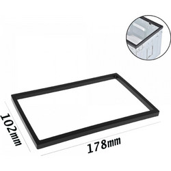 Πλαίσιο Οθόνης Αυτοκινήτου 2Din 178x102x6.7mm CTC-839 Μαύρο