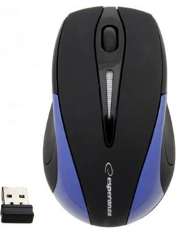 Esperanza EM101 Ασύρματο Mini Ποντίκι Black Blue