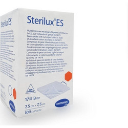 Hartmann Sterilux ES Μη Αποστειρωμένες Γάζες 7.5x7.5cm 100τμχ