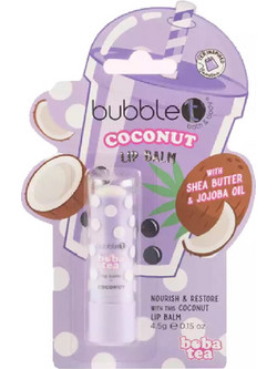 Bubble T Coconut Lip Balm 4.5gr