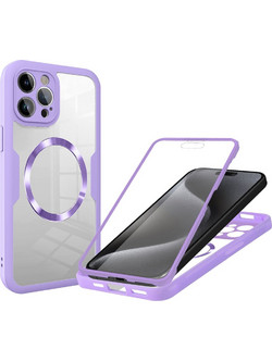 Techsuit ColorVerse 360 MagSafe Series - θήκη για Apple iPhone 16 Pro - Μωβ