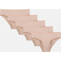 Εφηβικά εσώρουχα για κορίτσι DONELLA 5 PACK 5195T - Μπεζ