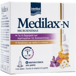 InterMed Medilax-N Microenemas Μικροκλύσματα 6τμχ