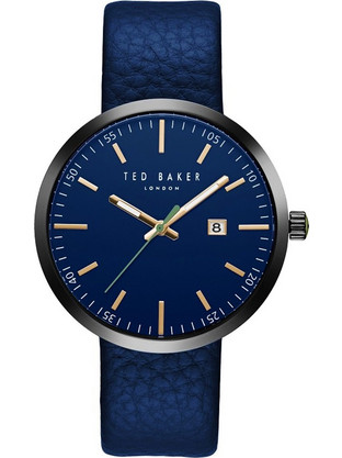 Ted Baker Ανδρικό Ρολόι με Μπλε Δερμάτινο Λουράκι 10031563
