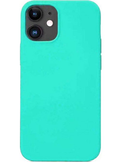 Back Cover Θήκη Λεπτή Σιλικόνης Matte για iPhone 12 Mini Τιρκουάζ