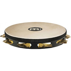 Super-dry studio ταμπουρίνο με φυσικό δέρμα 10" meinl stah1b-bk