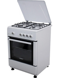 Carad GGW54450 Κουζίνα Αερίου 64lt με Εστίες Αερίου 60cm