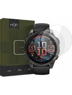 Tempered Glass Garmin Fenix 8 / 8 Pro 51mm Hofi Premium Pro+ Αντιχαρακτικό Γυαλί Προστασίας Οθόνης 2 Τεμάχια - Clear (5906302372928)