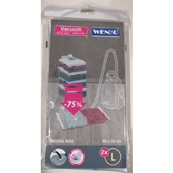 Wenko 379272121 - Θήκη Ρούχων Vacuum 90x55cm 2τεμ