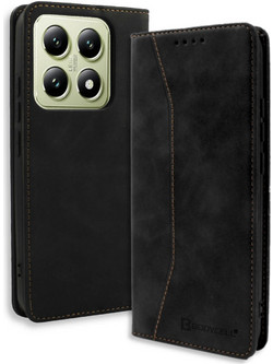 Bodycell PU Leather Book Θήκη Πορτοφόλι Black (Xiaomi 14T)