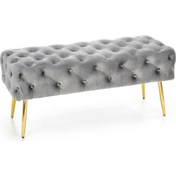 ATHENA bench color: grey / gold DIOMMI V-CH-ATHENA-POPIEL