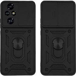 Sonique Ring Armor CamPro Θήκη (Honor 200 Pro 5G) Μαύρο