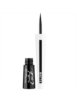 Maybelline Master Ink Matte 10 Charcoal Black Πινέλο Eyeliner