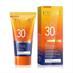Eveline Sun Protection Αντηλιακή Κρέμα Προσώπου SPF30 50ml
