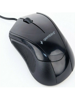 Gembird MUS-3B-02 Ενσύρματο Ποντίκι Black