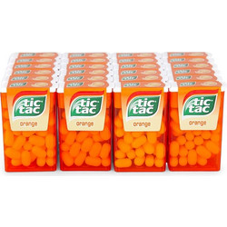 Tic Tac Orange Καραμέλες 18gr Συσκευασία 24 Τεμαχίων