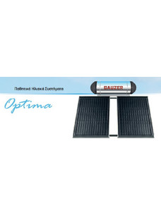 Gauzer Optima Classic Ηλιακός Θερμοσίφωνας 120lt 2m² Glass Διπλής Ενέργειας