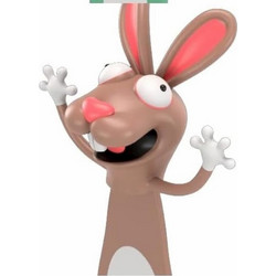 KXT DES!GN animals 3D εύκαμπτος σελιδοδείκτης λαγός