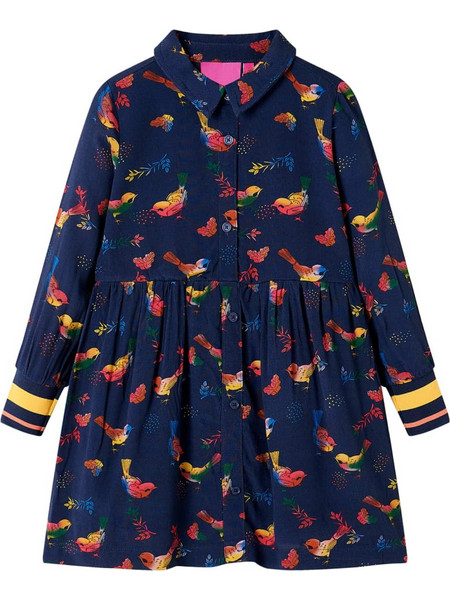 vidaXL Παιδικό Φόρεμα Navy Μπλε 13942