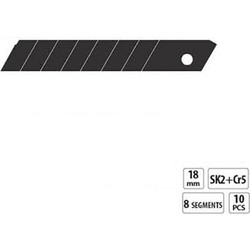 Helix Μαύρες Λάμες Φαλτσέτας 18mmx100mm (10τεμ) - 125030050