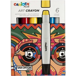 Στερεά Τέμπερα Σε Stick Art Crayon 6 Χρώματα (42796)