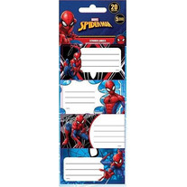Diakakis Ετικέτες Αυτοκόλλητες 20 τεμ. Spiderman (000508439)