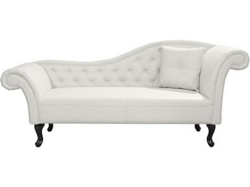 ΑΝΑΚΛΙΝΔΡΟ T.CHESTERFIELD FB93008.02 PU ΛΕΥΚΟ-ΜΑΥΡΑ ΠΟΔΙΑ(ΔΕΞΙ)190x61x84Yεκ