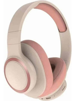 Ασύρματα Ακουστικά Bluetooth Over Ear με 49 Ώρες Λειτουργίας σε Ροζ Χρώμα