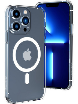 ROCKROSE θήκη Magcase Neo για iPhone 14 Plus, με μαγνήτες, διάφανη