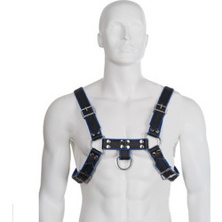 Ouch! Chest Bulldog Harness Black