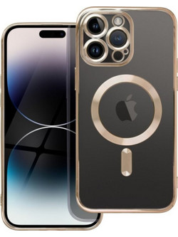 Is Tpu Mag Electro Iphone 16 Trans Gold Backcover - (MAGETPUIP16G)