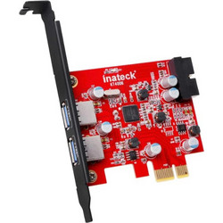 Inateck 2-Port USB 3.0 Κάρτα προσαρμογέας ελεγκτής PCI Express KT4006 (OEM)