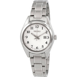 Seiko Γυναικείο Ρολόι με Ασημί Μεταλλικό Μπρασελέ SUR465P1