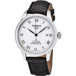Tissot Le Locle Ανδρικό Ρολόι Αυτόματο με Μαύρο Δερμάτινο Λουράκι T006.407.16.033.00