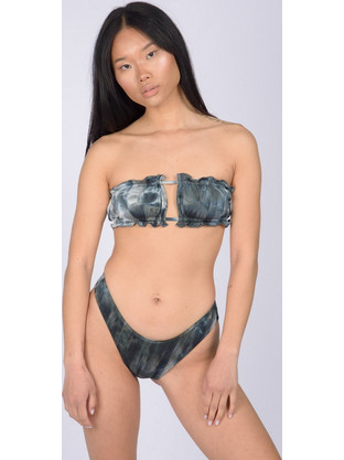 Σετ Μπικίνι Tie Dye γκρι