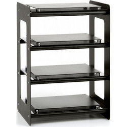 Custom Design Custom Design Concept 400 Acoustic Hi-Fi Steel With Black Crossbars and Black Glass 15723