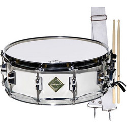 DIXON PMSCL054-WT Wood Shell Λευκό 14" x 5" Ταμπούρο Παρέλασης