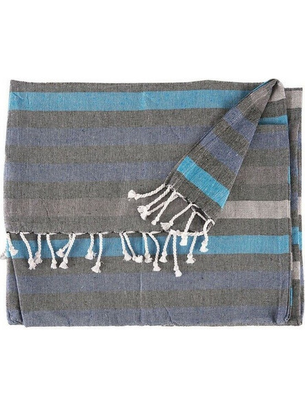 Πολλαπλών χρήσεων Foulard Ρίγες Μπλε (170 x 90 cm)