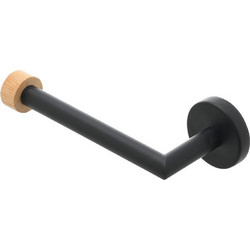 Estia ESTIA ΧΑΡΤΟΘΗΚΗ ΕΠΙΤΟΙΧΙΑ BAMBOO ESSENTIALS ΜΕΤΑΛΛΙΚΗ ΜΑΥΡΗ