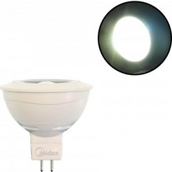 LED GU5.3 1 SMD 5W 12V 360LM 6500K Ψυχρό Λευκό Spot Midea