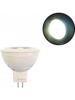 LED GU5.3 1 SMD 5W 12V 360LM 6500K Ψυχρό Λευκό Spot Midea