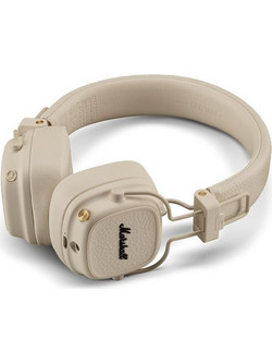 Marshall Major V Ενσύρματα & Ασύρματα Bluetooth Ακουστικά On Ear Μπεζ
