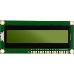 LCD Display Module 1602 - Yellow Backlight with Black Characters