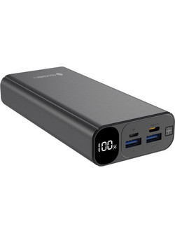 GoGEN PB200007 Power Bank 20000mAh με 2 Θύρες USB-A & Θύρα USB-C Black