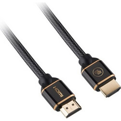 GoGEN Καλώδιο HDMI 2.0 Braided HDMI Male to HDMI Male 2m Black