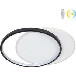 Φωτιστικό οροφής LED 53W 46Χ39Χ5,5 εκ. μαύρο με controller - GLOBOBOX 602175